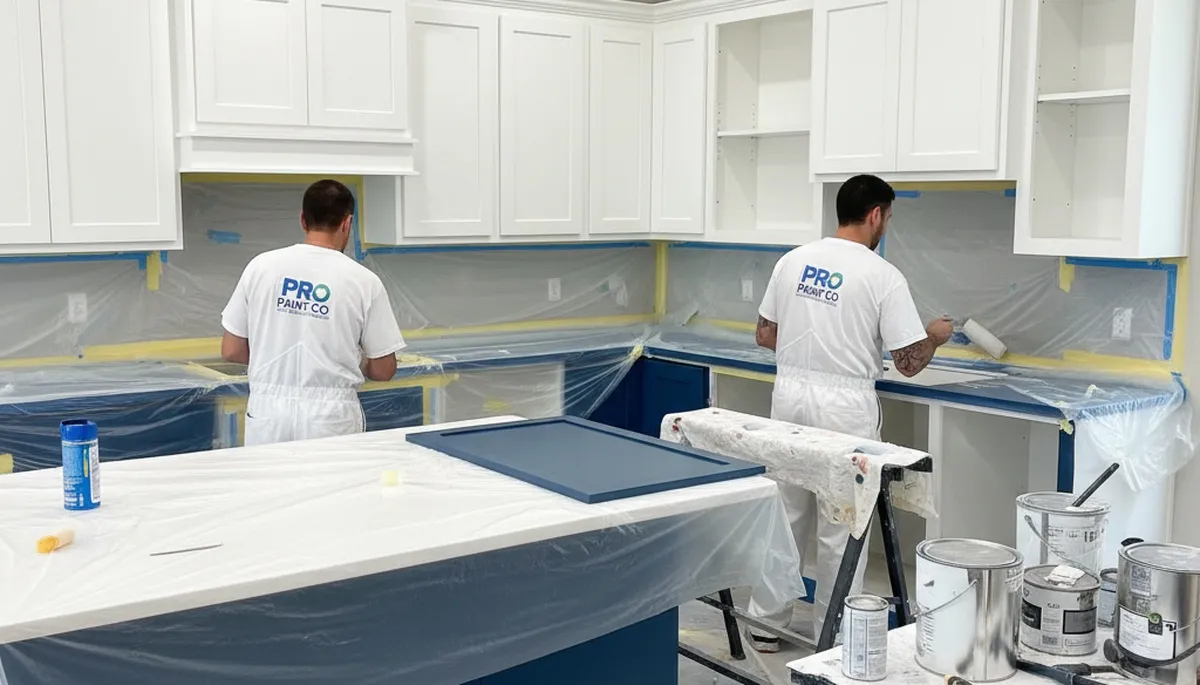 Cabinet painting in Cleveland, OH for durable kitchen finishes and a refreshed cabinet look