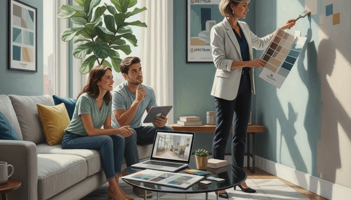 Cleveland, OH paint color consultation for home interior palettes and expert painter guidance