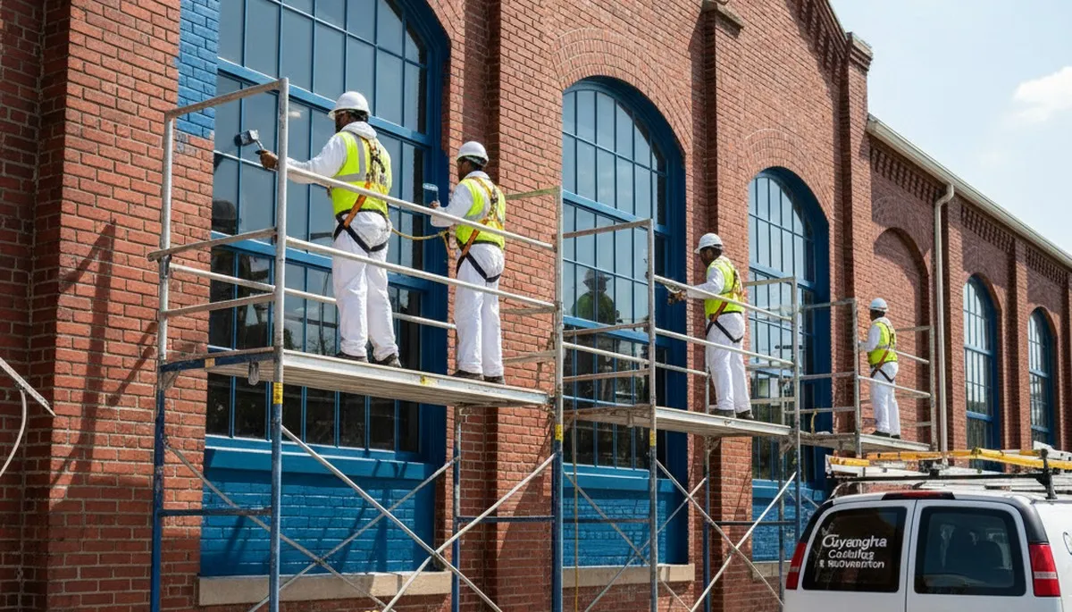 Painting contractors in Cleveland, OH providing professional interior and exterior painting services