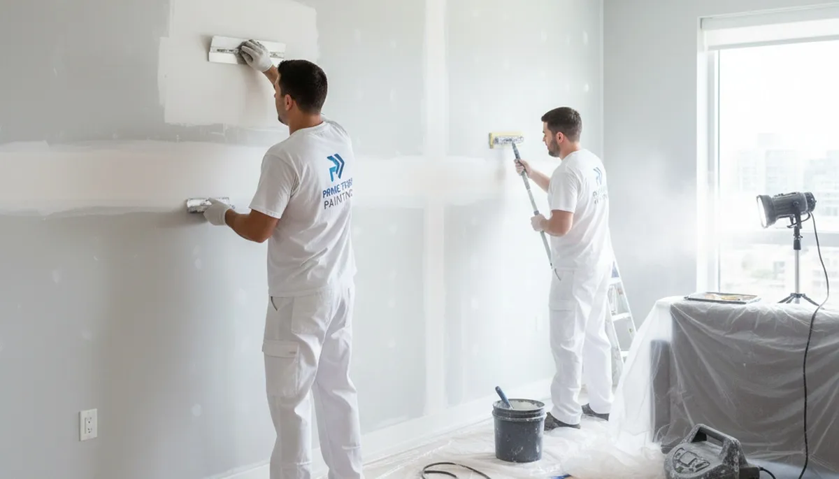 Cleveland, OH drywall repair for cracked walls and water damage by Cleveland Paint Pros