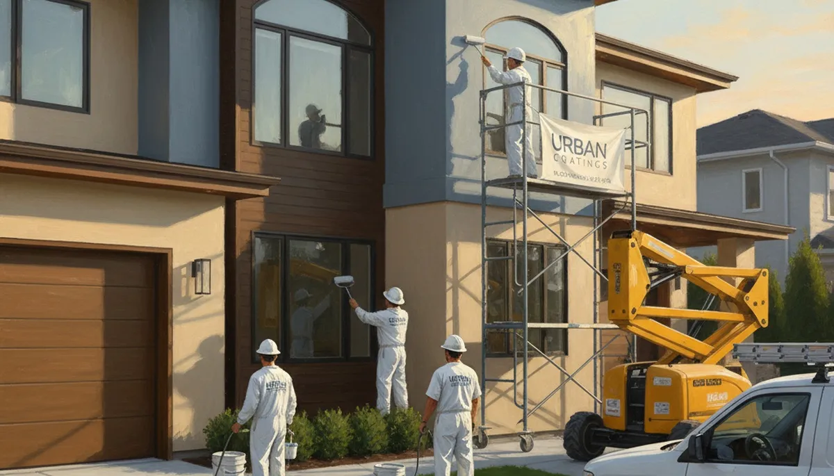 Exterior house painting in Cleveland, OH by paintersinclevelandohio.com for weather-resistant home protection